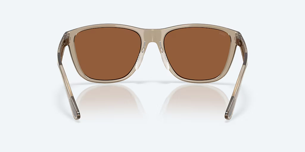 Costa Corrientes Taupe Frame with Copper Silver Mirror Polarized Glass Lens