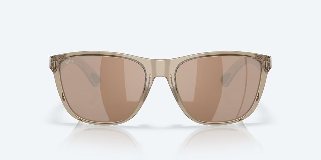 Costa Corrientes Taupe Frame with Copper Silver Mirror Polarized Glass Lens