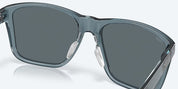 Costa Los Alijos Sunglasses - Translucent Deep Blue Frame with Blue Mirror Polarized Polycarbonate Lens