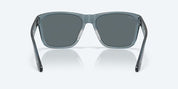 Costa Los Alijos Sunglasses - Translucent Deep Blue Frame with Blue Mirror Polarized Polycarbonate Lens
