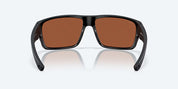 Costa Fly Line Sunglasses - Matte Black Frame with Green Mirror Glass Lens