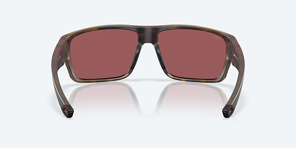 Costa Fly Line Sunglasses - Matte Tortoise Frame with Gold Mirror Polarized Glass Lens