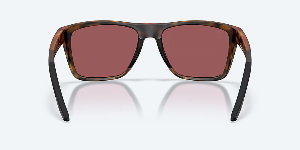 Costa Mainsail XL Sunglasses - Matte Tortoise Frame with Gold Mirror Glass Lens