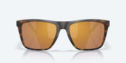 Costa Mainsail XL Sunglasses - Matte Tortoise Frame with Gold Mirror Glass Lens