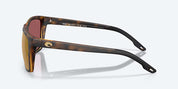 Costa Mainsail XL Sunglasses - Matte Tortoise Frame with Gold Mirror Glass Lens