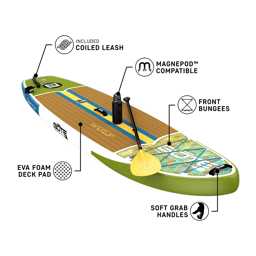 Bote Wulf Aero Stand Up Paddle Board - 11'4" - Native Scales