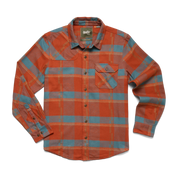 Howler Brothers Harker's Flannel - Backdrop Plaid : Terracotta