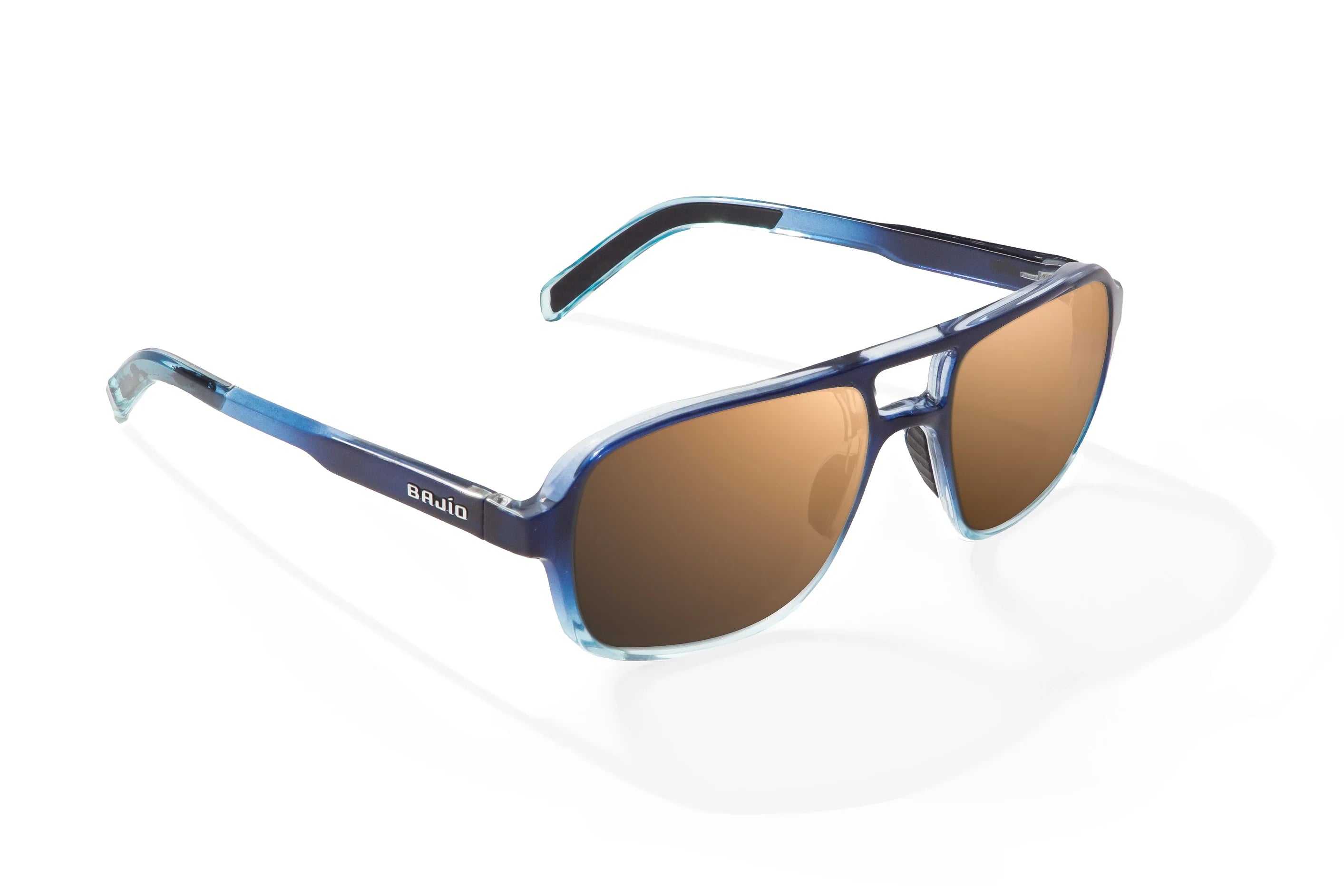 Bajío 12 South Sunglasses - Blue Sky Gloss Frame / Copper Polycarbonate Lens