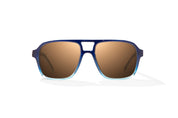 Bajío 12 South Sunglasses - Blue Sky Gloss Frame / Copper Polycarbonate Lens