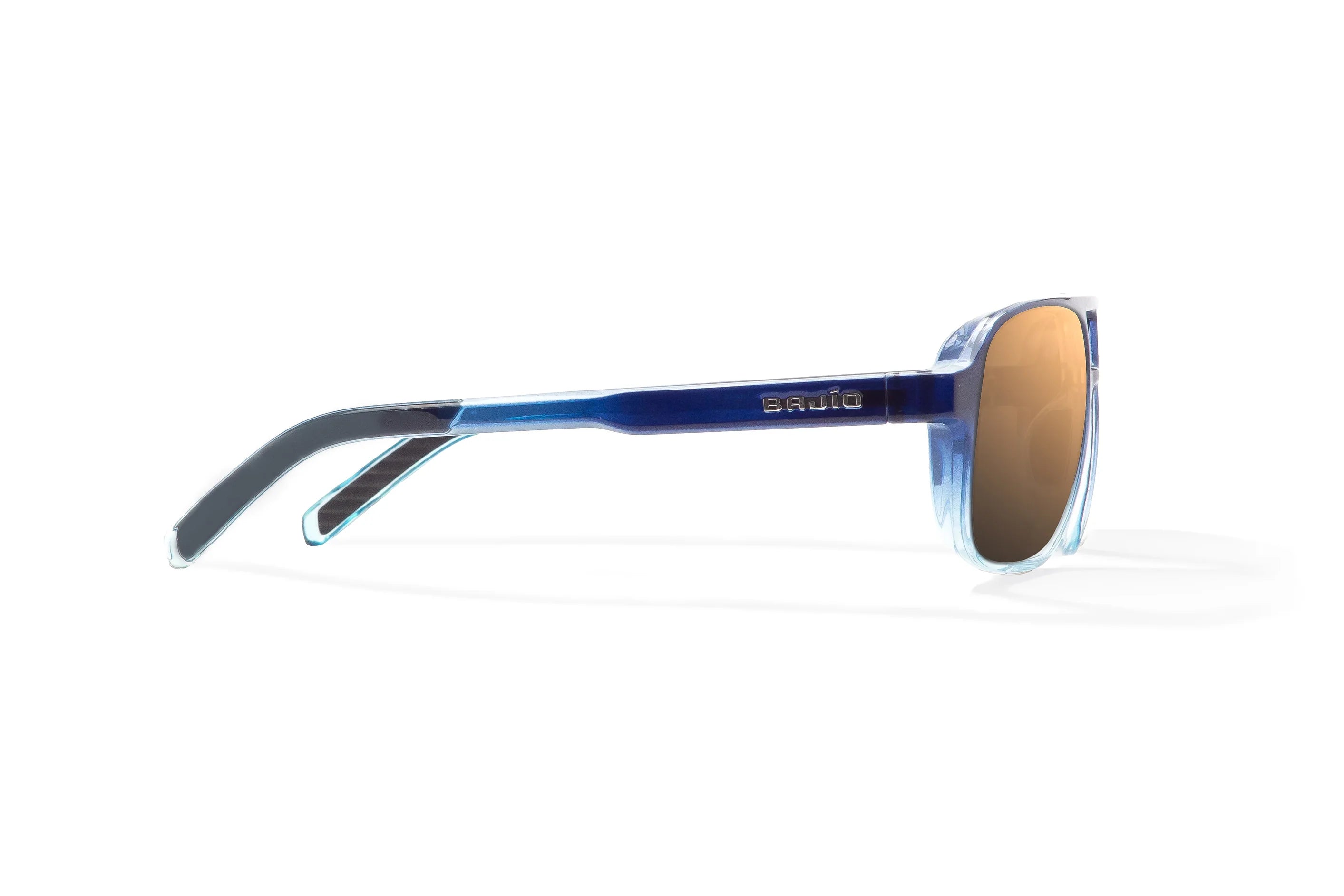 Bajío 12 South Sunglasses - Blue Sky Gloss Frame / Copper Polycarbonate Lens