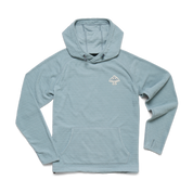 Howler Brothers Palo Duro Fleece Hoodie - Mountain Grid : Iron Blue