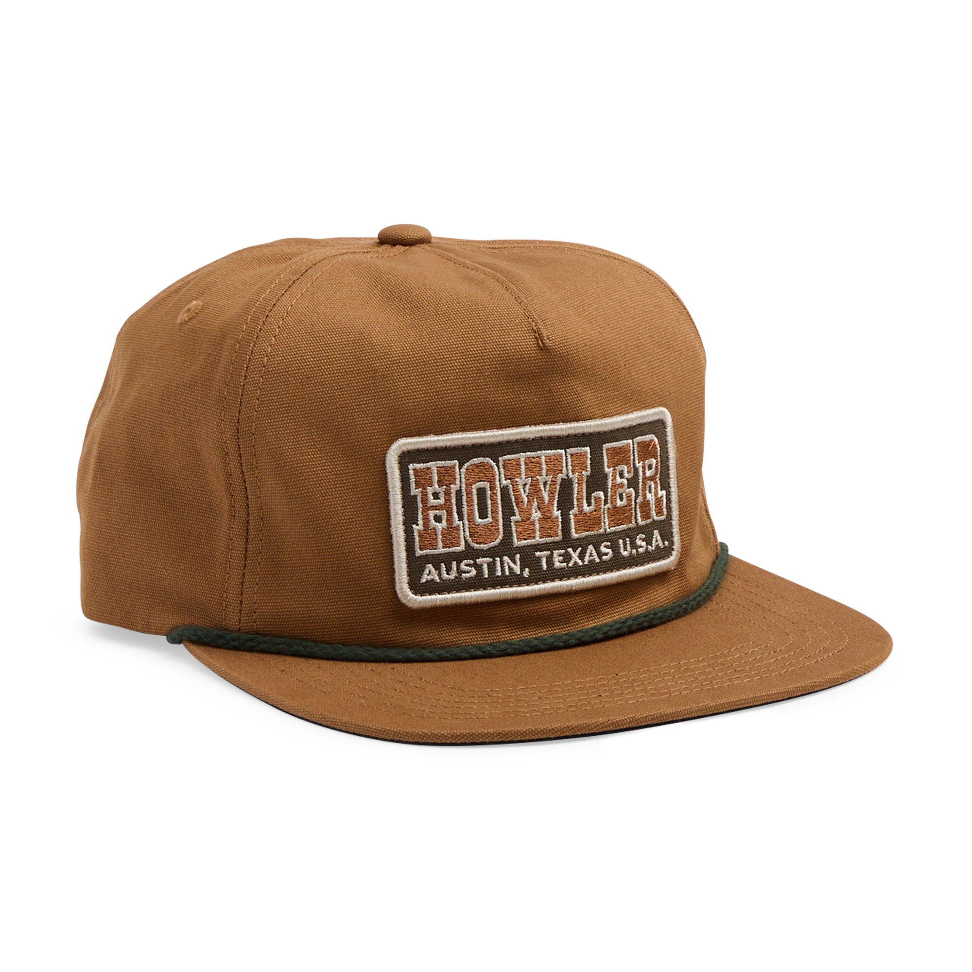 Howler Brothers Unstructured Snapback Hats - Howler Slab : Duck Brown
