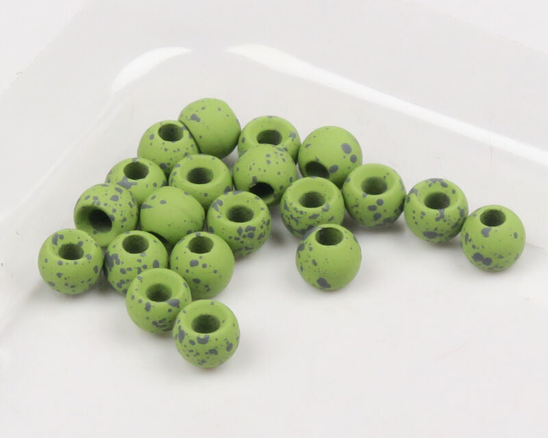 Hareline Mottled Tactical Round Tungsten Beads