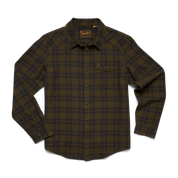 Howler Brothers La Grange Lightweight Flannel - Cohen Plaid : Dark Olive