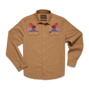 Howler Brothers Crosscut Deluxe Longsleeve - Yuccas : Driftwood