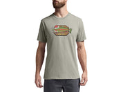 Sitka Fishmas Trout Tee - Pebble Grey
