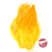 Wapsi Strung Rooster Saddles - Dyed Over White