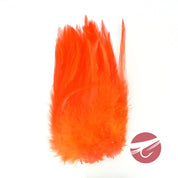 Wapsi Strung Rooster Saddles - Dyed Over White