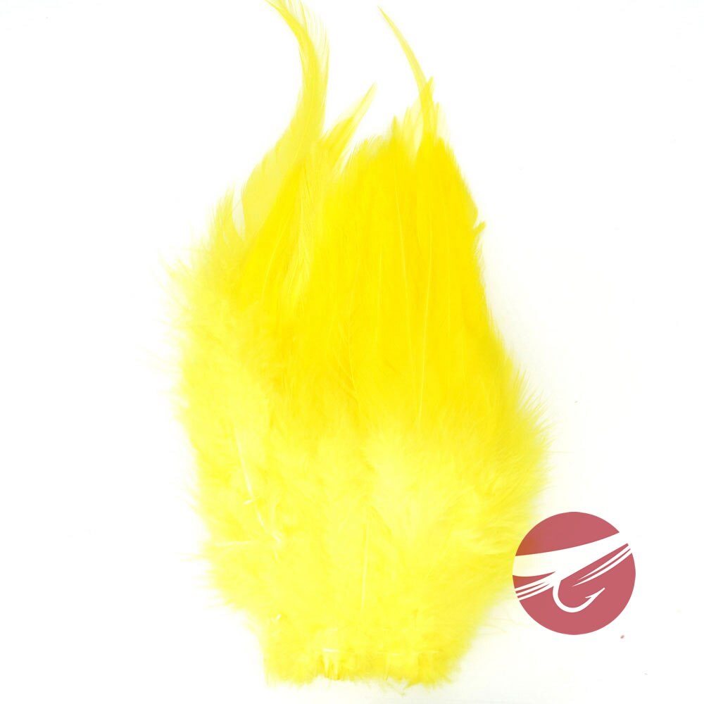Wapsi Strung Rooster Saddles - Dyed Over White