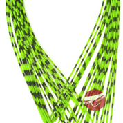 Hareline Grizzly Barred Rubber Legs - Medium