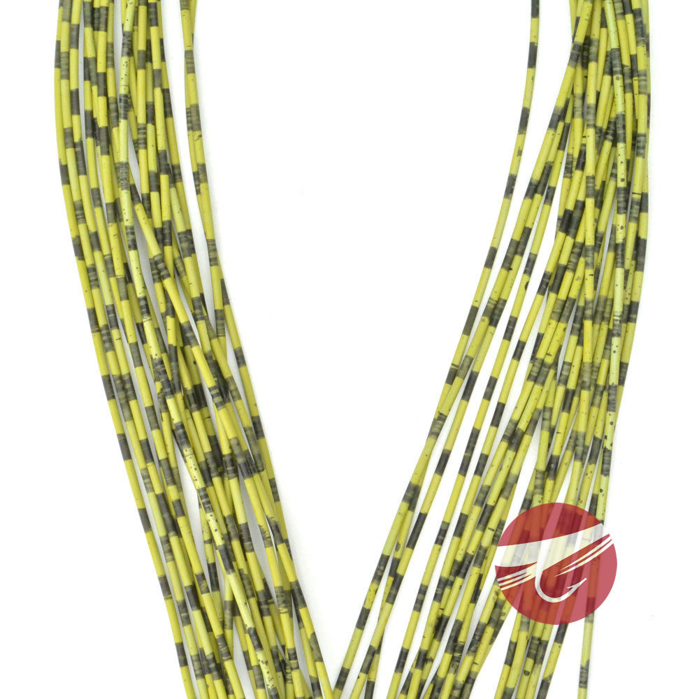 Hareline Grizzly Barred Rubber Legs - Medium