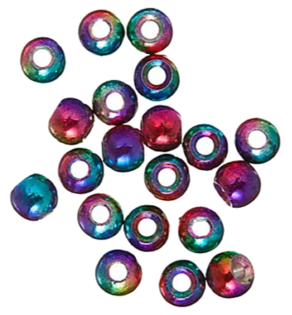 Hareline Rainbow Hued Plummeting Tungsten Beads