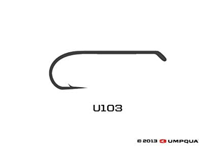 Umpqua U-Series U103 Nymph /Streamer Hooks - 50 Pack
