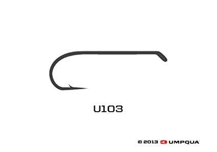 Umpqua U-Series U103 Nymph /Streamer Hooks - 50 Pack