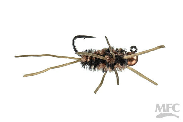 Jig BH Girdle Bug - Tungsten - MFC Fly