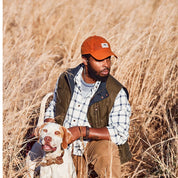Orvis Vintage Waxed Cotton Ball Cap - Burnt Orange