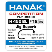 Hanák Competition Fly Hooks - Model 450BL Jig Superb