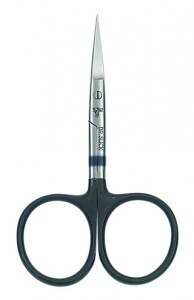 Dr. Slick Black Loop Tungsten Carbide All Purpose Scissor - 4 inch