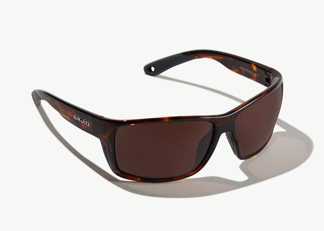 Bajio Bales Beach Sunglasses - Dark Tortoise Frame / Copper Plastic Lens