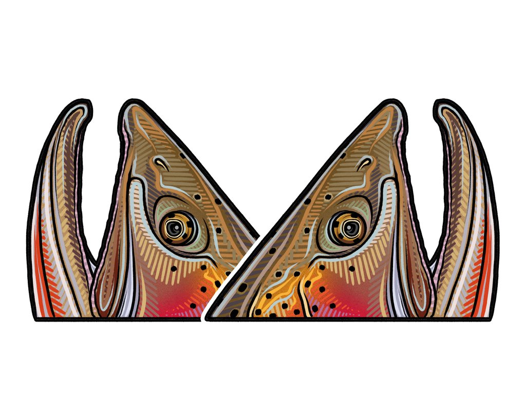 Casey Underwood's Cutthroat Rise Decal
