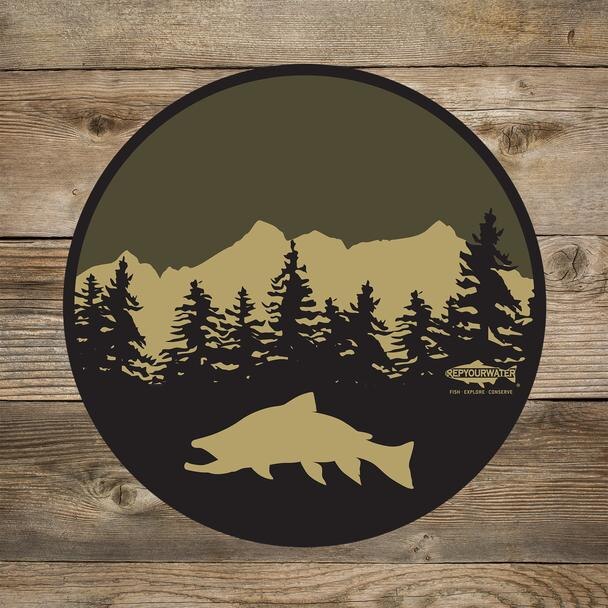 Rep Your Water Dark Water Sticker
