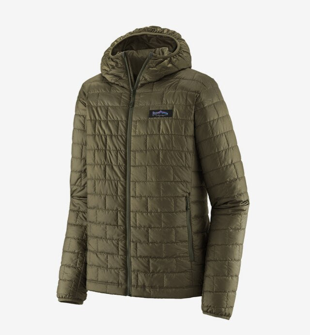Patagonia Men's Nano Puff Fitz Roy Trout Hoody