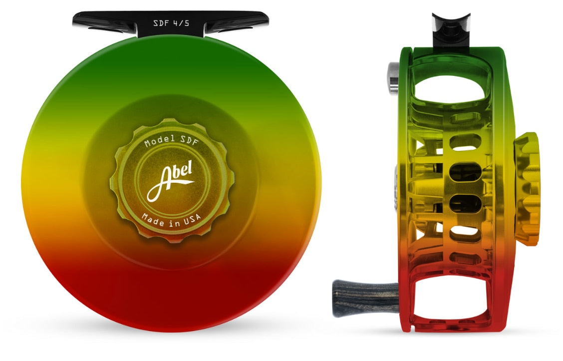 abel sdf 4/5 fly reel Color:25-Yellow Red Diamond Noeby Minnow Fishing Lure penn international The SDF boasts an