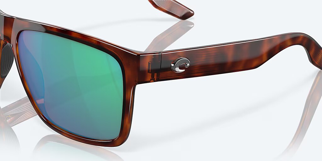 Costa Del Mar Paunch XL Sunglasses - Tortoise / Green Mirror 580G