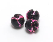 Hareline Crackle Slotted Tungsten Beads
