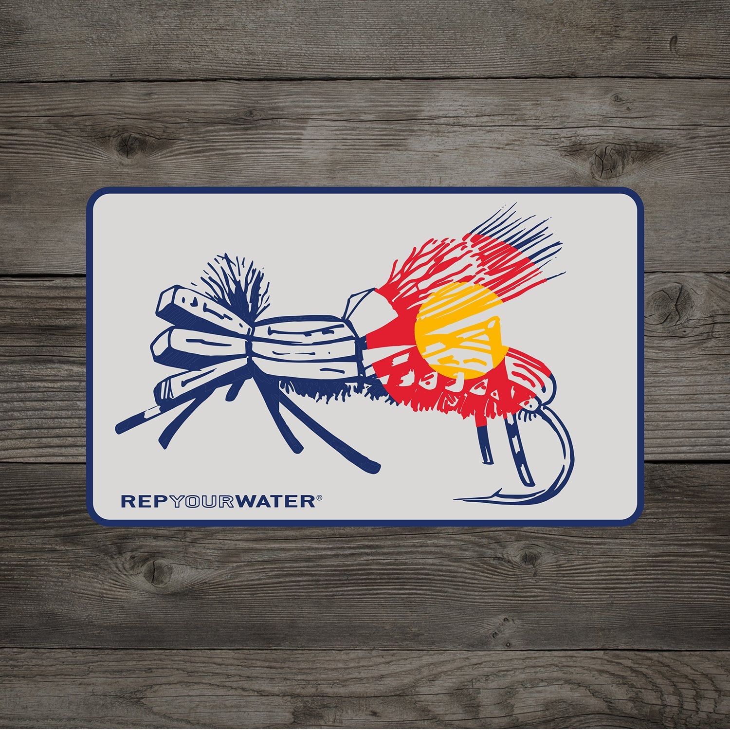 Rep Your Water Colorado Hopper Sticker