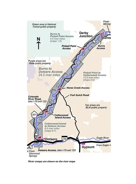 Troutmap River Maps Colorado - Colorado River