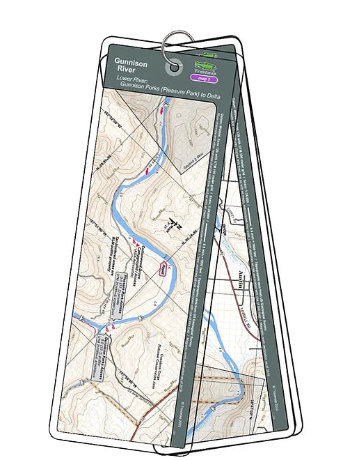 Troutmap River Maps Colorado - Gunnison River