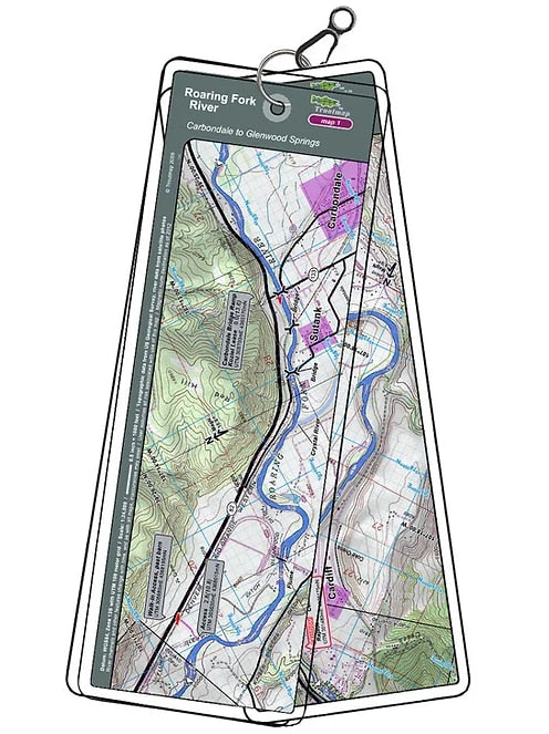 Troutmap River Maps Colorado - Roaring Fork River