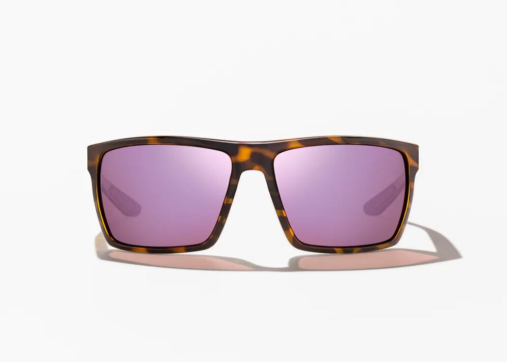 Bajío Stiltsville Sunglasses - Brown Tortoise Gloss Frame / Rose Mirror Polycarbonate Lens