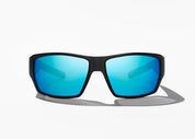 Bajío Vega Sunglasses - Black Matte Frame / Rose Mirror Glass Lens