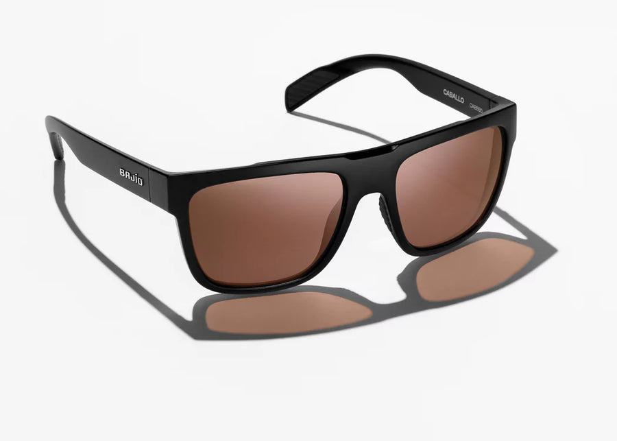 Bajío Caballo Sunglasses - Black Matte Frame / Copper Glass Lens