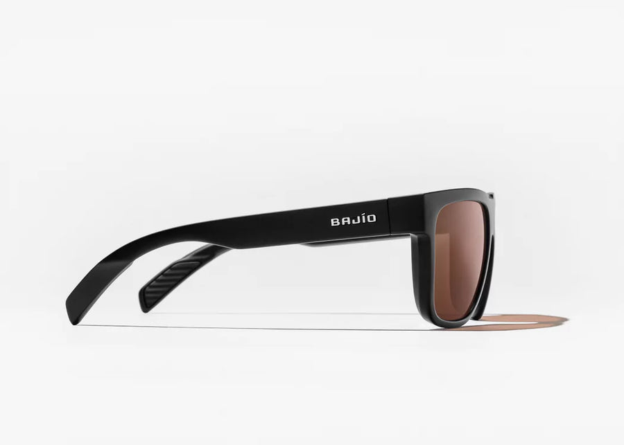 Bajío Caballo Sunglasses - Black Matte Frame / Copper Glass Lens