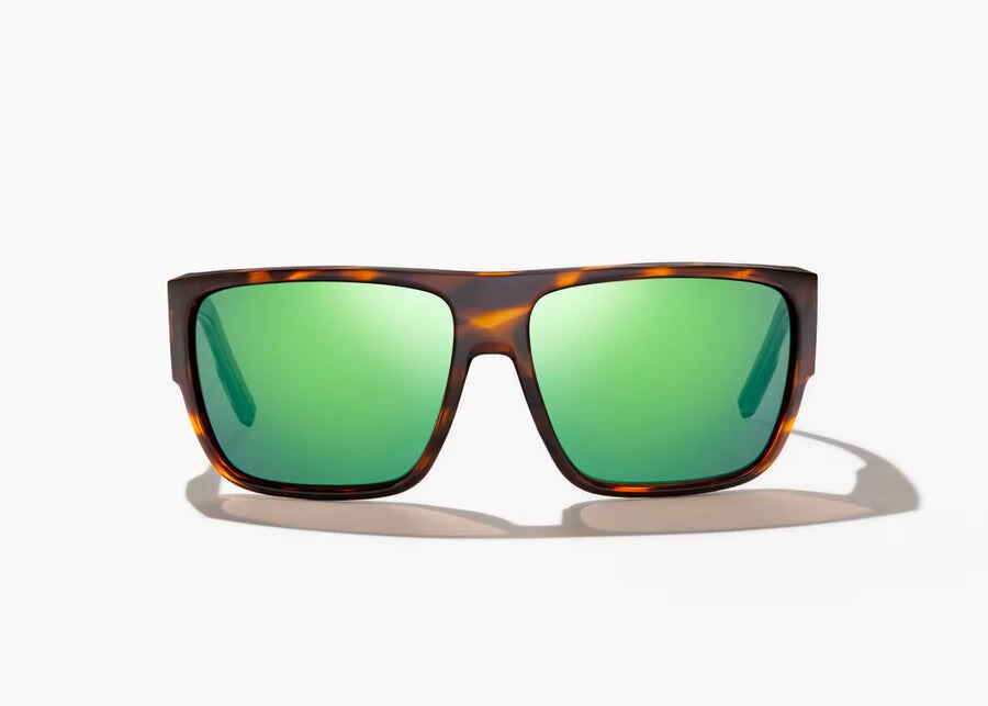 Bajío Ozello Sunglasses - Brown Tortoise Gloss Frame / Green Mirror Glass Lens