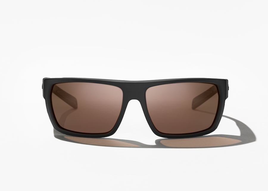 Bajío Palometa Sunglasses - Black Matte Frame / Copper Glass Lens