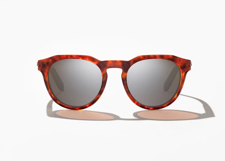 Bajío Paraiso Sunglasses - Brown Tortoise Gloss Frame / Silver Mirror Polycarbonate Lens